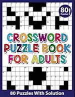 Crossword Puzzle Book For Adults 