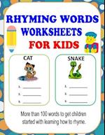 Rhyming Words Worksheets