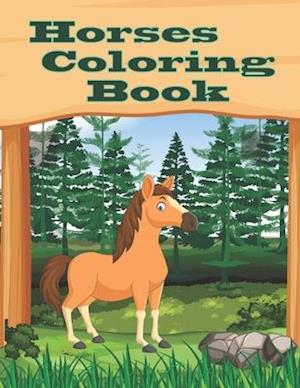 Horses Coloring Book