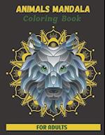 Animals Mandala Coloring Book For Adults