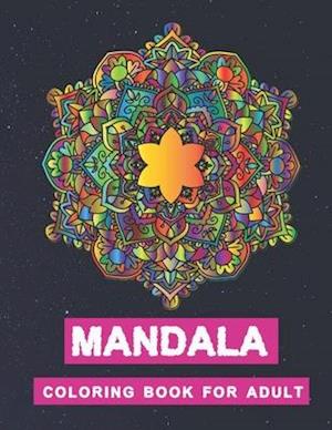 Mandala coloring book for adult