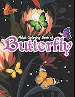 Adult Coloring Book of Butterfly