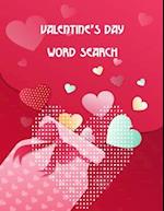Valentine's day word search: Cute puzzle book gift idea for adults. 