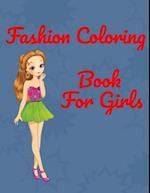 Fashion Coloring Book for girls