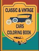 Classic & Vintage Cars Coloring Book