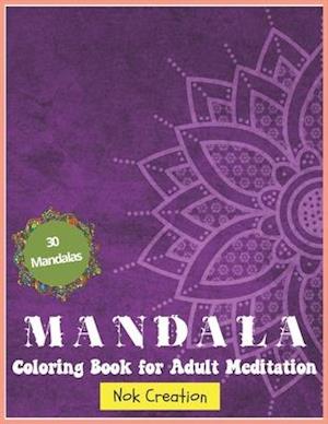 Mandala coloring book for adult.
