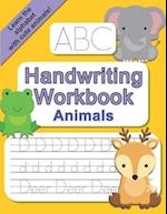 ABC Handwriting Workbook - Animals