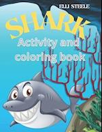 Shark Activity and Coloring Book