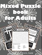 Mixed Puzzle Book for Adults