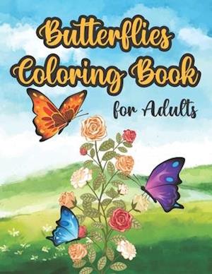 Butterflies Coloring Book for Adults