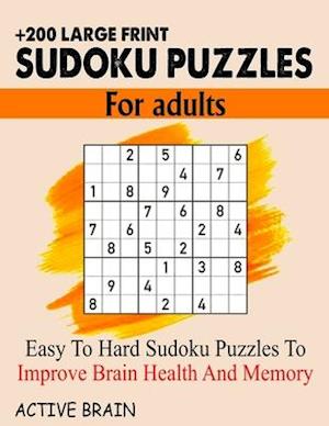 Large Print Sudoku Puzzles for Adults