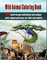 Wild Animal Coloring Book