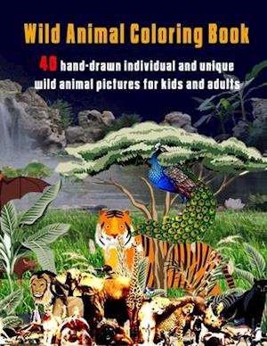 Wild Animal Coloring Book