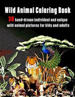 Wild Animal Coloring Book