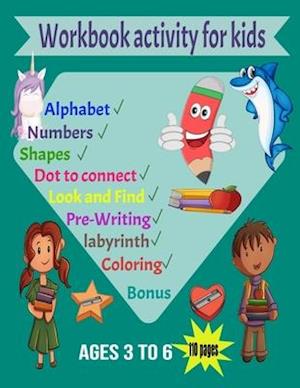 Workbook activity for kids ages 3 to 6