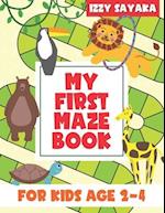 My First Maze Book: For Kids Age 2-4 | Maze Book with Additional Space for Your Kid to Draw 