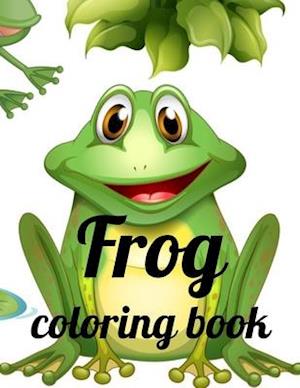 Frog coloring book