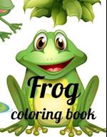 Frog coloring book