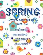 Spring Activity Book For Kids