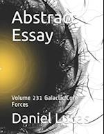 Abstract Essay