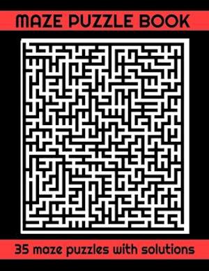 Maze Puzzle Book 35 Maze Puzzles with Solutions