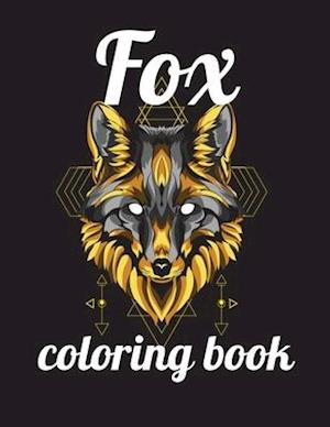 Fox coloring book