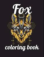 Fox coloring book