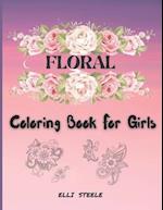 Floral Coloring Book For Girls