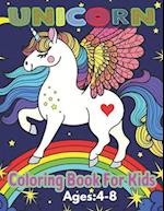 Unicorn Coloring Book For Kids Ages