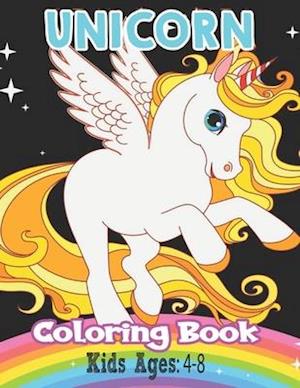 Unicorn Coloring Book Kids Ages