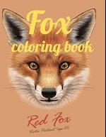 Fox coloring book