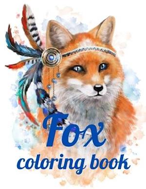 Fox coloring book