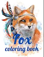 Fox coloring book