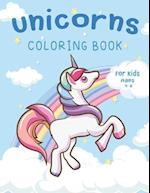 Unicorn Coloring Book For Kids Ages 4-8