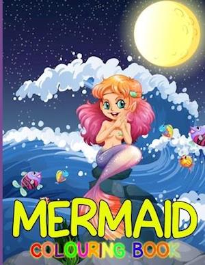 mermaid colouring book