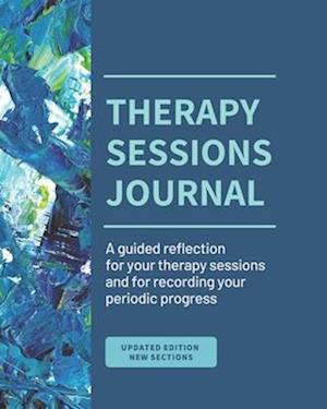 Therapy Sessions Journal (Black & White edition): A guided reflection for 6 months of therapy sessions and for recording your periodic progress