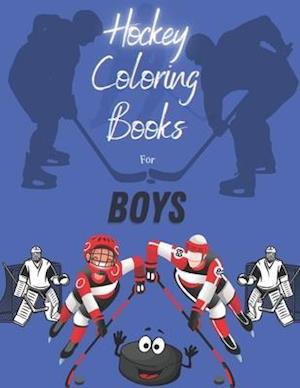 Hockey Coloring Books For Boys