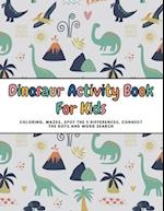 Dinosaur Activity Book For Kids