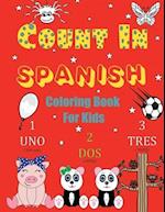 Count In Spanish Coloring Book For Kids