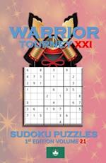 Warrior Tourney XXI Sudoku Puzzles