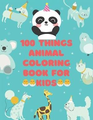 100 Thing animals coloring book