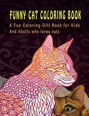 Funny Cat Coloring Book