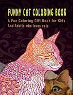 Funny Cat Coloring Book