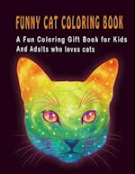 Funny Cat Coloring Book