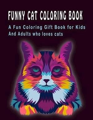 Funny Cat Coloring Book