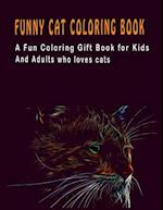 Funny Cat Coloring Book