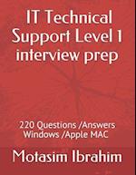 IT Technical Support Level 1 interview Prep