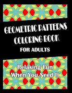 Geometric Patterns Coloring Book For Adults