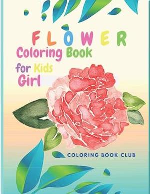 Flower Coloring Book for Kids Girl