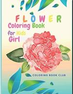 Flower Coloring Book for Kids Girl